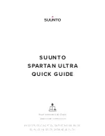 Preview for 1 page of Suunto SPARTAN ULTRA Quick Manual