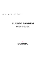 Preview for 1 page of Suunto Tandem User Manual