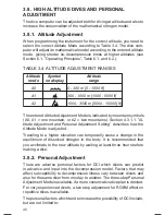 Preview for 42 page of Suunto VYTEC DS Instruction Manual