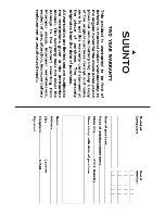 Preview for 85 page of Suunto VYTEC DS Instruction Manual