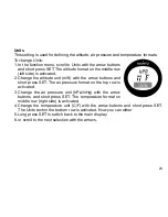 Preview for 25 page of Suunto Wristop Computer Suunto X3HR Instruction Manual