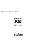 Suunto X9i User Manual preview