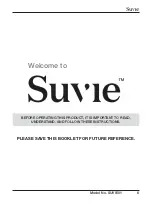 Предварительный просмотр 7 страницы Suvie SUVIE01 User Manual