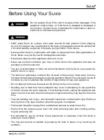 Preview for 5 page of Suvie SV301 User Manual