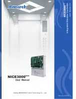 Suzhou MONARCH Control Technology Co., Ltd. NICE3000 New User Manual preview