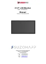 Suzohapp Vision Pro 150TFT 2154 Series Manual preview