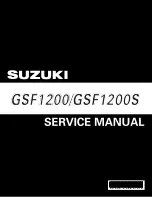 Suzuki 1200 bandit Service Manual preview