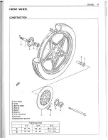 Предварительный просмотр 77 страницы Suzuki 1980 GSX400 Service Manual