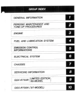 Preview for 2 page of Suzuki 1987 GSX-R150 Service Manual