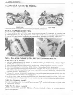 Предварительный просмотр 9 страницы Suzuki 1996 GSX-R750 Service Manual