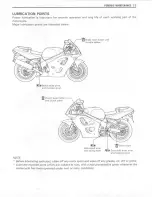 Предварительный просмотр 20 страницы Suzuki 1996 GSX-R750 Service Manual