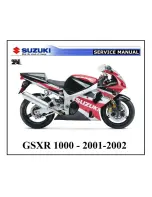 Suzuki 2001 GSX-R1000 Service Manual предпросмотр