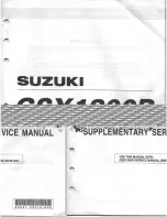 Suzuki 2001 GSX1300RK1 HAYABUSA Supplementary Service Manual preview