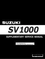 Suzuki 2003 SV1000SK3 Service Manual предпросмотр