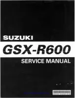 Предварительный просмотр 1 страницы Suzuki 2004 GSX-R600 Service Manual