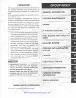 Предварительный просмотр 3 страницы Suzuki 2004 GSX-R600 Service Manual