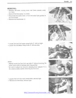 Предварительный просмотр 289 страницы Suzuki 2004 GSX-R600 Service Manual