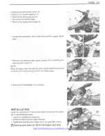 Предварительный просмотр 309 страницы Suzuki 2004 GSX-R600 Service Manual