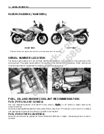 Предварительный просмотр 14 страницы Suzuki 2005 DL650K5 Service Manual