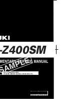 Предварительный просмотр 1 страницы Suzuki 2005 DR-Z400SMK5 Supplementary Service Manual