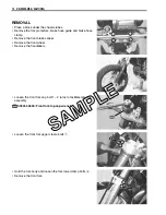 Предварительный просмотр 13 страницы Suzuki 2005 DR-Z400SMK5 Supplementary Service Manual