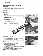 Предварительный просмотр 9 страницы Suzuki 2005 VL1500K5 Supplementary Service Manual