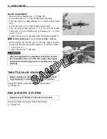 Предварительный просмотр 11 страницы Suzuki 2005 VL1500K5 Supplementary Service Manual