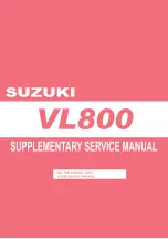 Предварительный просмотр 1 страницы Suzuki 2005 VL800 Supplementary Service Manual