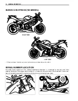 Preview for 11 page of Suzuki 2006 gsxr 600 Service Manual