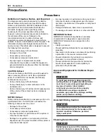 Предварительный просмотр 8 страницы Suzuki 2007 XL7 Service Manual