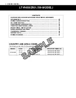 Preview for 3 page of Suzuki 2009 LT-R450 Service Manual