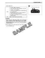 Предварительный просмотр 20 страницы Suzuki 2009 LT-R450 Service Manual