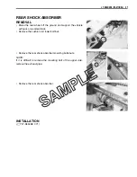 Предварительный просмотр 28 страницы Suzuki 2009 LT-R450 Service Manual