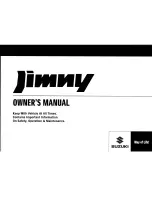 Suzuki 2010 JIMNY Owner'S Manual preview