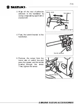 Preview for 7 page of Suzuki 57100-05881 Installation Instructions Manual