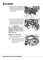 Preview for 12 page of Suzuki 57100-05881 Installation Instructions Manual