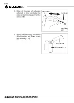 Preview for 8 page of Suzuki 57100-2181 Series Installation Instructions Manual