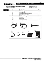 Preview for 41 page of Suzuki 57100-2181 Series Installation Instructions Manual