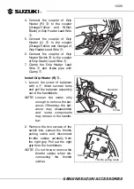 Предварительный просмотр 12 страницы Suzuki 57100-27830 Installation Instructions Manual