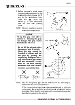 Предварительный просмотр 15 страницы Suzuki 57100-27830 Installation Instructions Manual