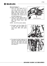 Предварительный просмотр 17 страницы Suzuki 57100-27830 Installation Instructions Manual