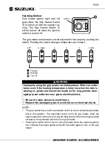 Предварительный просмотр 19 страницы Suzuki 57100-27830 Installation Instructions Manual