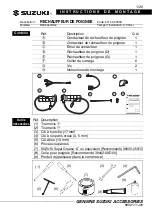 Предварительный просмотр 21 страницы Suzuki 57100-27830 Installation Instructions Manual