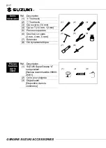 Предварительный просмотр 20 страницы Suzuki 57100-2884 Series Installation Instructions Manual