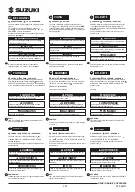 Preview for 3 page of Suzuki 990D0-E5500-000 Owner'S Manual