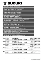 Suzuki 990E0-54P56-010 Installers And Users Instructions preview