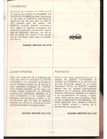 Предварительный просмотр 3 страницы Suzuki Alto/SB305 Owner'S Manual