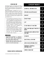 Предварительный просмотр 2 страницы Suzuki AN650 2002 Service Manual