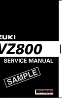 Предварительный просмотр 1 страницы Suzuki Boulevard M50 Service Manual