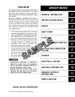 Предварительный просмотр 2 страницы Suzuki Boulevard M50 Service Manual